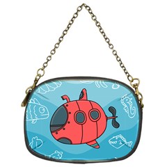 Dive Scuba Ocean Sea Water Fish Chain Purse (one Side) by Simbadda