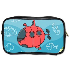 Dive Scuba Ocean Sea Water Fish Toiletries Bag (one Side) by Simbadda