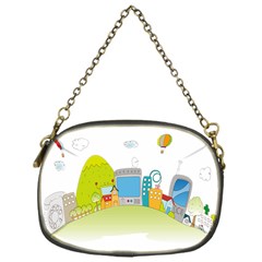 City Village Digital Home Town Chain Purse (one Side) by Simbadda