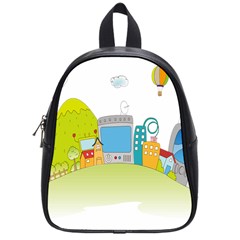 City Village Digital Home Town School Bag (small) by Simbadda