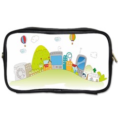 City Village Digital Home Town Toiletries Bag (one Side) by Simbadda