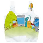 City Village Digital Home Town Full Print Recycle Bag (XL) Front