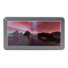 Rocks Sky Landscape Sea Wave Memory Card Reader (mini) by Simbadda