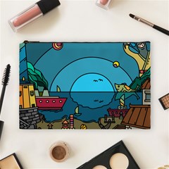 Artwork Art Kids Design Creative Cosmetic Bag (large) by Simbadda