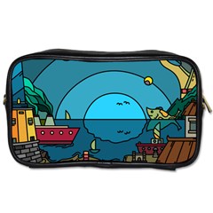 Artwork Art Kids Design Creative Toiletries Bag (one Side) by Simbadda