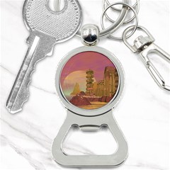 Planet Rocks City Base Fiction Bottle Opener Key Chain by Simbadda