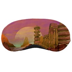 Planet Rocks City Base Fiction Sleeping Mask by Simbadda