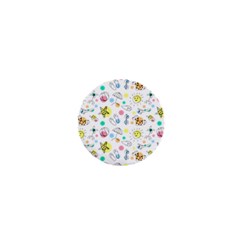 Summer Pattern Design Colorful 1  Mini Magnets by Simbadda