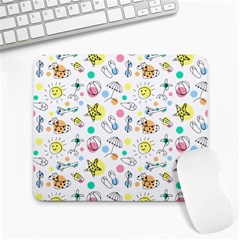 Summer Pattern Design Colorful Large Mousepads by Simbadda