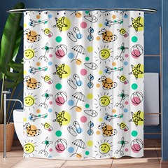 Summer Pattern Design Colorful Shower Curtain 60  X 72  (medium)  by Simbadda