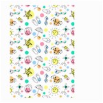 Summer Pattern Design Colorful Small Garden Flag (Two Sides) Back