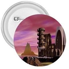 Planet Rocks City Base Fiction 3  Buttons by Simbadda