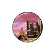 Planet Rocks City Base Fiction Hat Clip Ball Marker by Simbadda