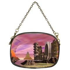 Planet Rocks City Base Fiction Chain Purse (one Side) by Simbadda