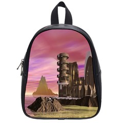 Planet Rocks City Base Fiction School Bag (small) by Simbadda