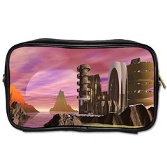 Planet Rocks City Base Fiction Toiletries Bag (one Side) by Simbadda