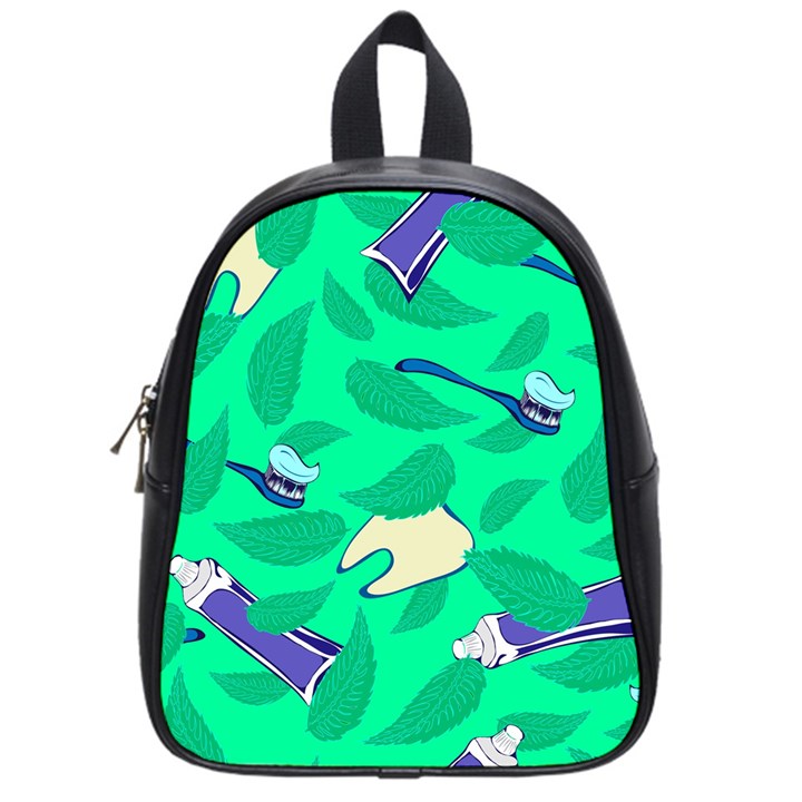 Pattern Seamless Background Desktop School Bag (Small)