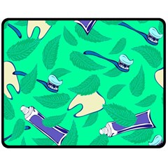 Pattern Seamless Background Desktop Double Sided Fleece Blanket (medium)  by Simbadda