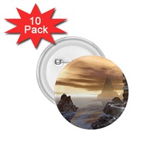 Planet Moon Rocks City Fiction 1 75  Buttons (10 Pack) by Simbadda