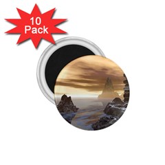 Planet Moon Rocks City Fiction 1 75  Magnets (10 Pack)  by Simbadda