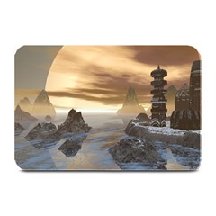 Planet Moon Rocks City Fiction Plate Mats by Simbadda