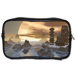 Planet Moon Rocks City Fiction Toiletries Bag (two Sides) by Simbadda