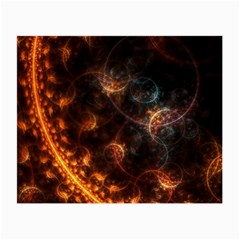 Fractal Pattern Background Space Small Glasses Cloth by Simbadda