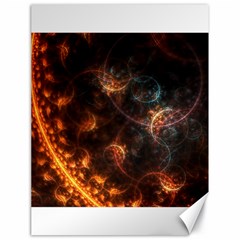 Fractal Pattern Background Space Canvas 18  X 24  by Simbadda