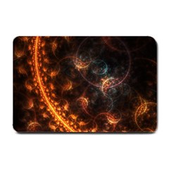 Fractal Pattern Background Space Small Doormat  by Simbadda