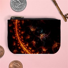 Fractal Pattern Background Space Mini Coin Purse by Simbadda