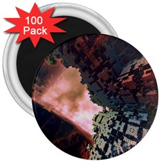 The Background Model Creative 3  Magnets (100 Pack) by Simbadda