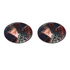 The Background Model Creative Cufflinks (oval) by Simbadda