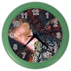 The Background Model Creative Color Wall Clock