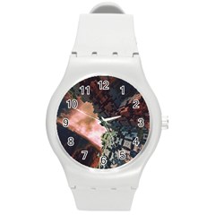 The Background Model Creative Round Plastic Sport Watch (m) by Simbadda