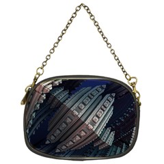 Fractals 3d Graphics Shapes Chain Purse (one Side) by Simbadda