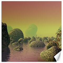 Planet Water Sea Landscape Space Canvas 20  X 20  by Simbadda