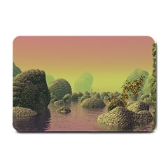 Planet Water Sea Landscape Space Small Doormat  by Simbadda