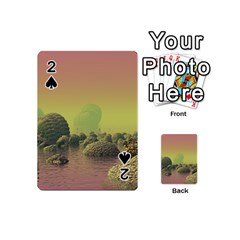 Planet Water Sea Landscape Space Playing Cards 54 Designs (mini) by Simbadda