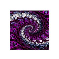 Fractal Background Swirl Art Skull Satin Bandana Scarf by Simbadda