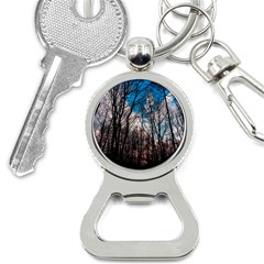 Winter Tree Park Sky Nature Bottle Opener Key Chain by Simbadda