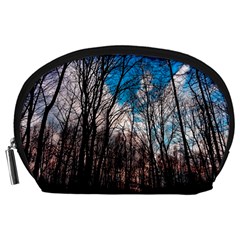 Winter Tree Park Sky Nature Accessory Pouch (large) by Simbadda