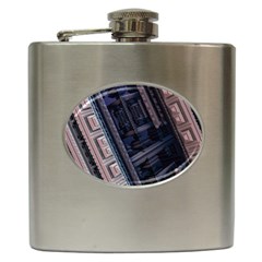 Fractal 3d Pattern Graphics Model Hip Flask (6 Oz) by Simbadda