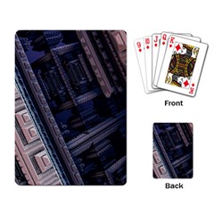 Fractal 3d Pattern Graphics Model Playing Cards Single Design (rectangle) by Simbadda