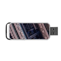 Fractal 3d Pattern Graphics Model Portable Usb Flash (two Sides) by Simbadda