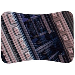 Fractal 3d Pattern Graphics Model Velour Seat Head Rest Cushion by Simbadda