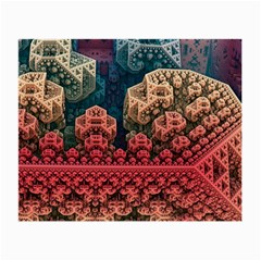 Fractals 3d Graphics Designs Small Glasses Cloth (2 Sides)