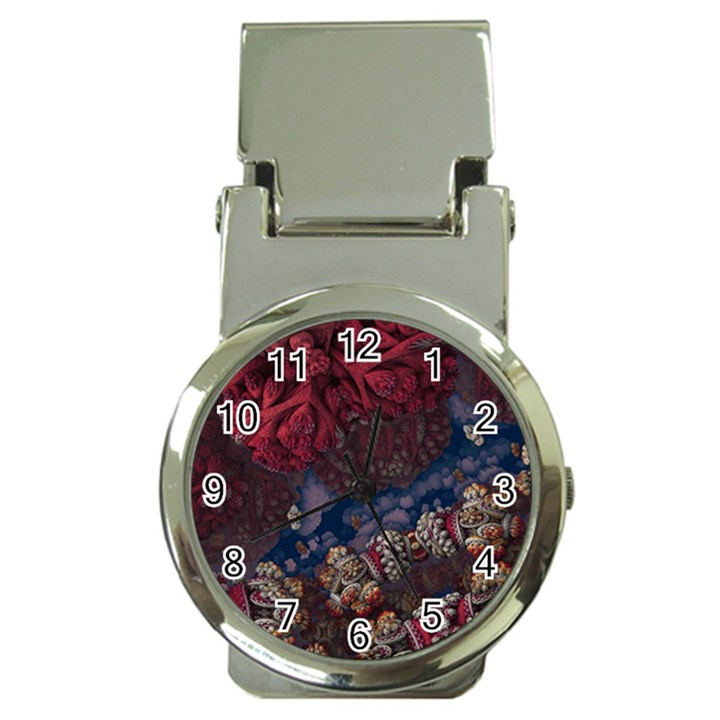 Fractals 3d Graphics Designs Money Clip Watches