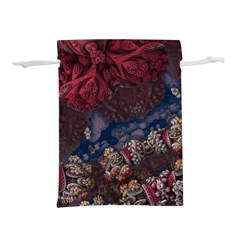 Fractals 3d Graphics Designs Lightweight Drawstring Pouch (l)