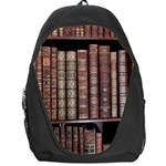 Library Books Knowledge Backpack Bag Front