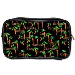 Carrots Pattern Toiletries Bag (one Side) by bloomingvinedesign